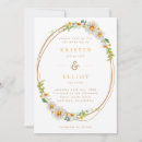 Recherche de daisy mariage invitations Moderne