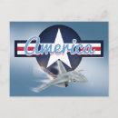 Recherche de avion américain cartes postales Force aérienne