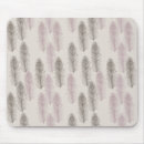 Recherche de plume paon tapis souris Rose