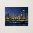Recherche de chicago skyline puzzles Architecture