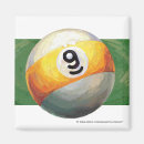 Recherche de boules de billard magnets 9 balles