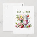 Recherche de milkshake cartes postales Glace