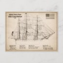 Recherche de constitution américaine cartes postales Frégate