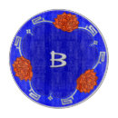 Recherche de fleur rouge planches à découper Monogramme