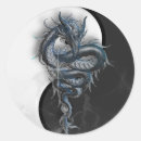 Recherche de yang de yin autocollants Dragon