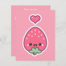 Recherche de fraise kawaii invitations Partie