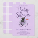 Recherche de sirène baby shower fille invitations Mer