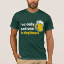 Recherche de dire drôle de bière tshirts Chien