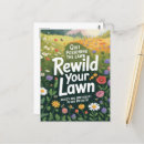 Recherche de mauvaises herbes cartes postales Pelouse