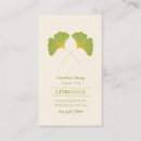 Zoek naar ginkgo visitekaartjes Goud