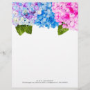 Zoek naar blauwe bloemen briefpapier Hydrangea