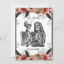 Recherche de skeleton mariage invitations Vintage