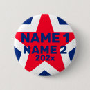 Zoek naar amerikanen buttons Campagne