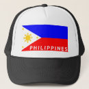 Recherche de drapeau des philippines trucker casquettes Pays