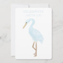 Recherche de grue invitations Aquarelle