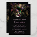 Recherche de mascarade formelle invitations Pour elle