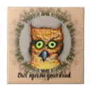 Recherche de hibou carreaux Dehors