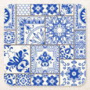 Recherche de tiles dessous de verres Bleu
