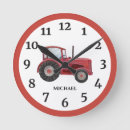 Zoek naar vintage tractor kunst Rood