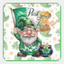 Zoek naar grappige kabouter stickers Leprechaun