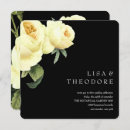 Recherche de jaune noir mariage invitations Botanique