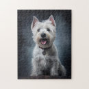 Recherche de west highland terrier puzzles Chiot