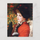 Recherche de jeune dame cartes postales James tissot