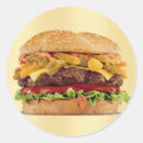 Recherche de hamburgers autocollants Nourriture