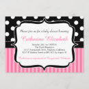 Recherche de pink stripe invitations Bébé