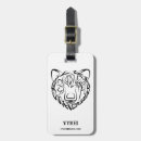 Recherche de ours blanc bagages étiquettes Noir et blanc