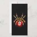 Recherche de insectes vœux cartes Rouge