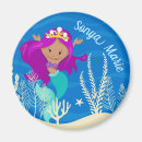 Recherche de cheveux refrigérateur magnets Girl