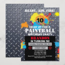 Recherche de partie de paintball invitations Fête du paintball