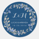 Recherche de de de bleu royal mariage autocollants Monogramme