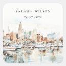 Recherche de souvenir de la floride autocollants Aquarelle