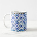Recherche de tuiles bleues tasses Blanc