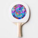 Recherche de super raquettes ping pong Psychédélique