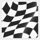 Recherche de drapeau noir et blanc autocollants Checkered