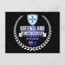 Recherche de drapeau de l australie cartes postales Queensland