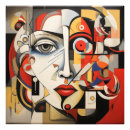 Recherche de visage coloré posters Femme