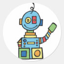 Zoek naar robot tekening stickers Schattig