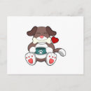 Recherche de os de chien cartes postales Dog