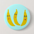 Zoek naar bananen buttons Grappig