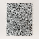 Zoek naar zwart witte tekeningen puzzels Zwart en wit