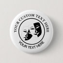 Recherche de masques théâtre badges Comédie