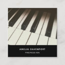 Recherche de piano musique classique cartes visite Noir et blanc