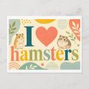 Recherche de hamsters cartes postales Amour