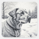 Zoek naar zwart witte honden stickers Labrador
