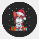 Zoek naar papillon hond stickers Kerstmis