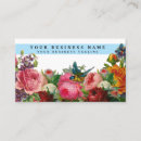 Recherche de joli oiseau cartes visite Floral
